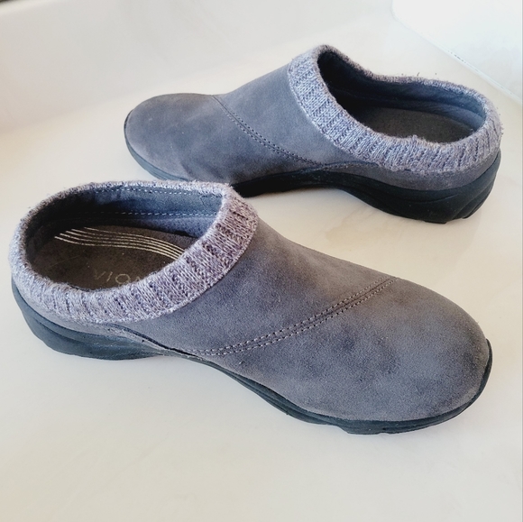 Vionic Arbor Water Resistant Suede Clog Womens Size - Picture 6 of 15